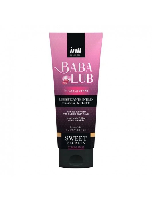 Лубрикант на водной основе Babalub с ароматом жвачки - 50 мл. - INTT - купить с доставкой в Красногорске
