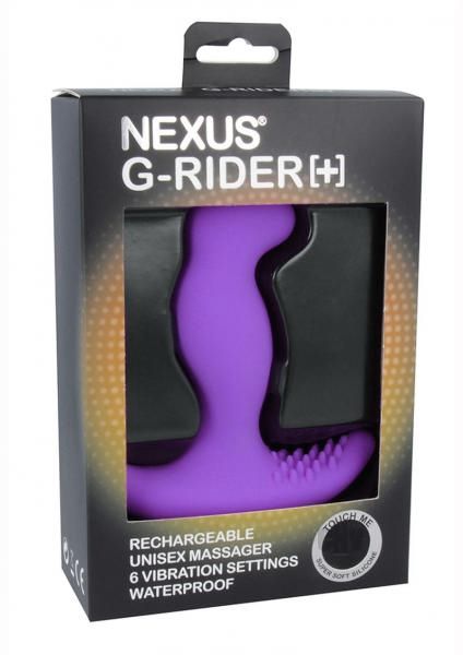 Фиолетовый вибромассажер простаты Nexus G-Rider+ - 12,6 см. - Nexus Range - в Красногорске купить с доставкой