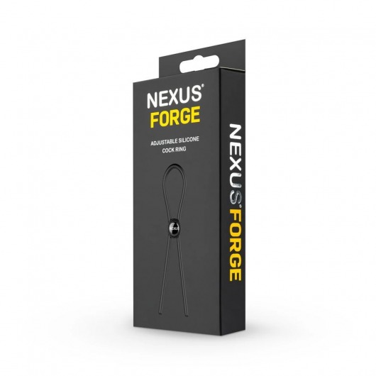 Черное эрекционное лассо Nexus Forge Single - Nexus Range - в Красногорске купить с доставкой