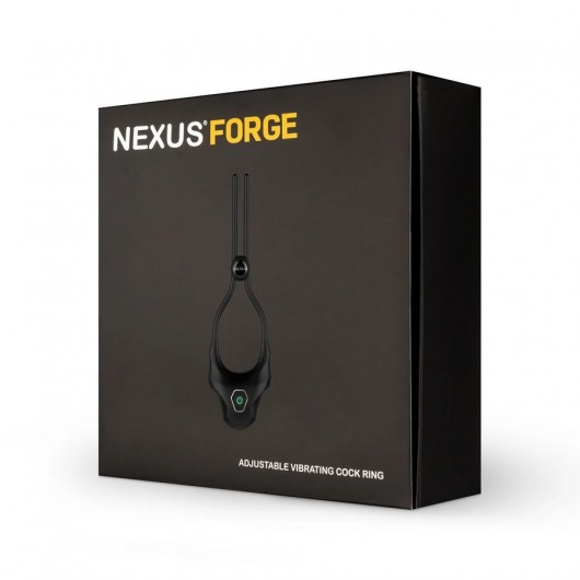 Черное эрекционное лассо с вибрацией Nexus Forge - Nexus Range - в Красногорске купить с доставкой