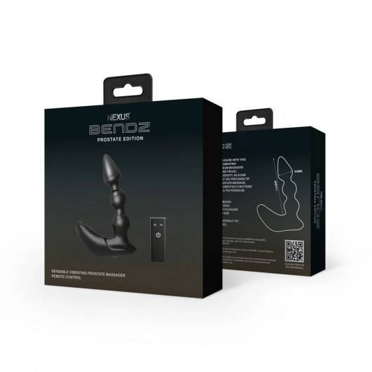 Черный вибростимулятор Nexus Bendz Prostate Edition - 14,1 см. - Nexus Range - в Красногорске купить с доставкой