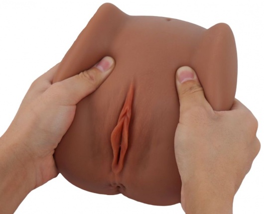 Мастурбатор Black Beauty - вагина и анус - S-HANDE - в Красногорске купить с доставкой