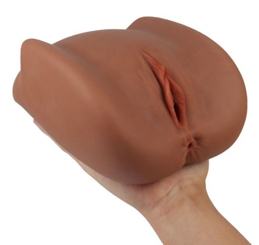 Мастурбатор Black Beauty - вагина и анус - S-HANDE - в Красногорске купить с доставкой