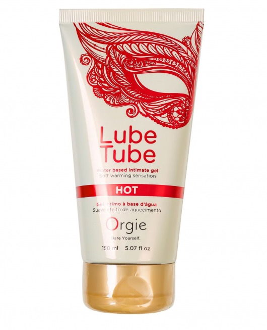Интимный гель на водной основе Lube Tube Hot с разогревающим эффектом - 150 мл. - ORGIE - купить с доставкой в Красногорске