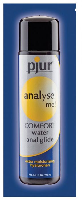 Анальный лубрикант pjur ANALYSE ME Comfort Water Anal Glide - 2 мл. - Pjur - купить с доставкой в Красногорске
