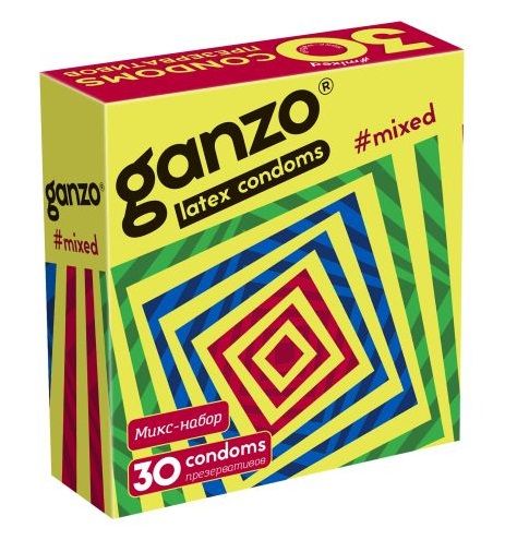 Микс-набор из 30 презервативов Ganzo Mixed - Ganzo - купить с доставкой в Красногорске
