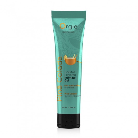 Съедобный интимный гель Orgie Lube Tube Cocktail Pina Colada - 100 мл. - ORGIE - купить с доставкой в Красногорске