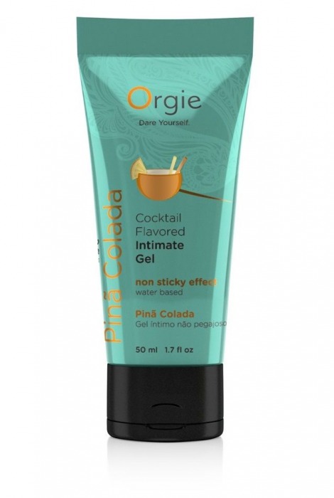 Съедобный интимный гель Orgie Lube Tube Cocktail Pina Colada - 50 мл. - ORGIE - купить с доставкой в Красногорске