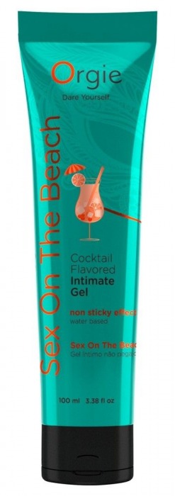 Съедобный интимный гель Orgie Lube Tube Cocktail Sex On The Beach - 100 мл. - ORGIE - купить с доставкой в Красногорске