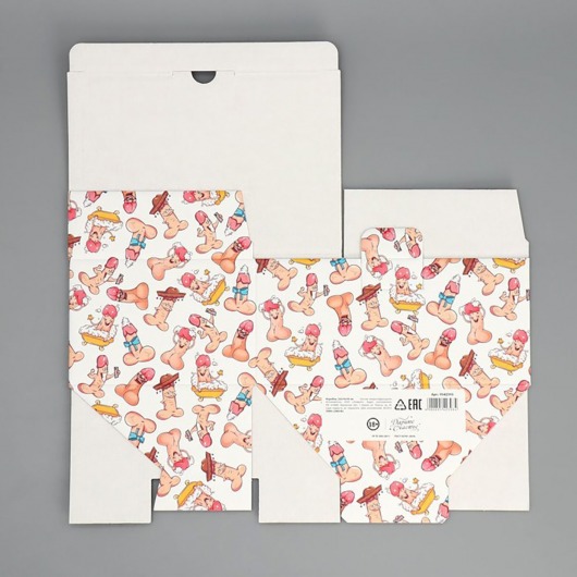 Сборная подарочная коробка «Веселые джентельмены» -  22 х 15 х 10 см. - Сима-Ленд - купить с доставкой в Красногорске