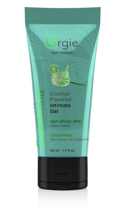 Съедобный интимный гель Orgie Lube Tube Cocktail Caipirinha - 50 мл. - ORGIE - купить с доставкой в Красногорске