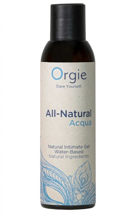 Интимный гель на водной основе Orgie All-Natural Acqua - 150 мл. - ORGIE - купить с доставкой в Красногорске