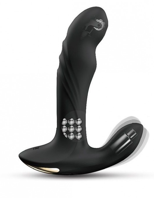 Черный вибромассажер простаты Multi P-Joy с 3 моторами - Dorcel - в Красногорске купить с доставкой