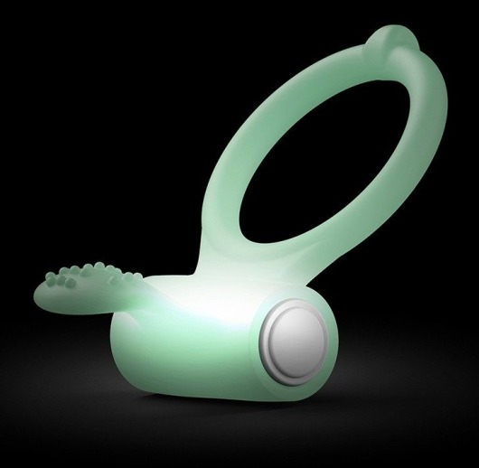 Светящееся в темноте эрекционное виброкольцо Power Clit - Dorcel - в Красногорске купить с доставкой