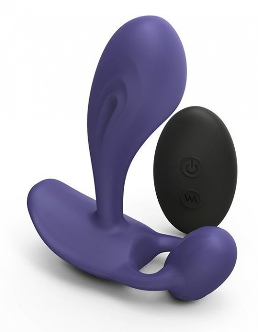 Темно-синий вибромассажер Witty P G Vibrator with Remote Control - Love to Love - в Красногорске купить с доставкой