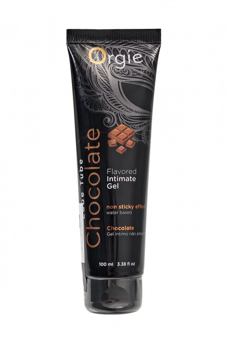 Интимный гель на водной основе Lube Tube Chocolate с шоколадным вкусом - 100 мл. - ORGIE - купить с доставкой в Красногорске