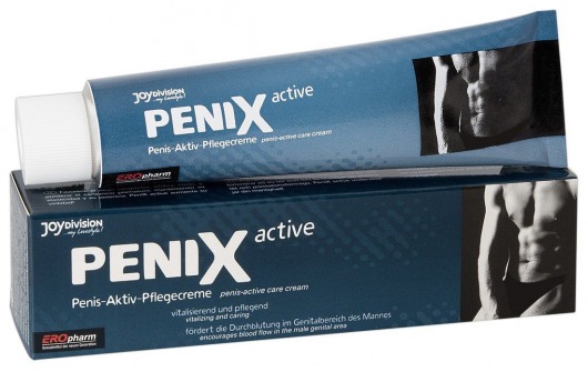 Возбуждающий крем для мужчин PeniX active - 75 мл. - Joy Division - купить с доставкой в Красногорске