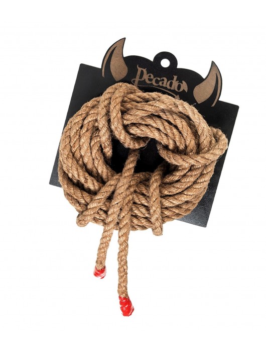 Джутовая веревка для шибари - 5 м. - Pecado - купить с доставкой в Красногорске