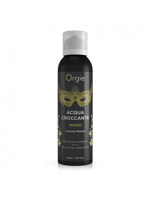 Хрустящая пенка для массажа Orgie Acqua Croccante Monoi с ароматом моной - 150 мл. - ORGIE - купить с доставкой в Красногорске