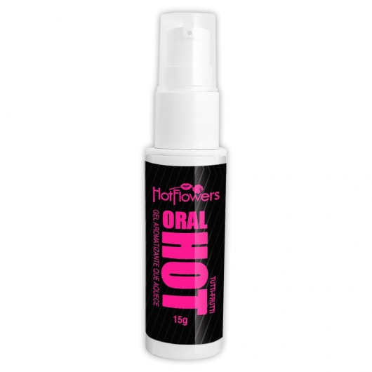 Гель для оральных ласк Oral Hot с согревающим эффектом - 15 гр. - HotFlowers - купить с доставкой в Красногорске
