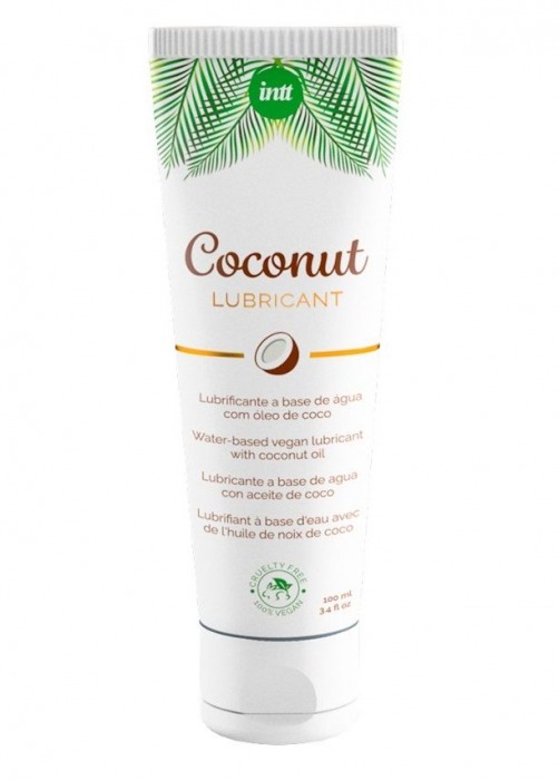 Веганская смазка на водной основе Coconut Lubricant - 100 мл. - INTT - купить с доставкой в Красногорске