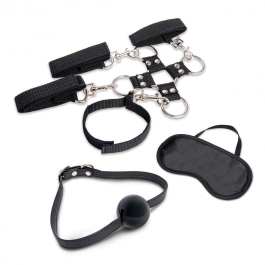 Набор для фиксации из 7 предметов Hogtie   Ball Gag Kit - Lux Fetish - купить с доставкой в Красногорске