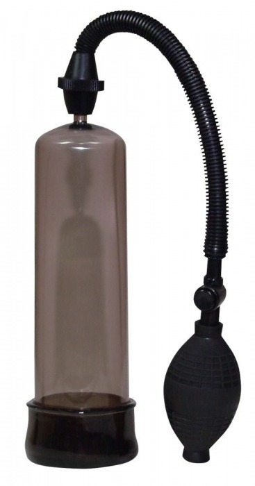 Вакуумная помпа черного цвета - 20 см. - Orion - в Красногорске купить с доставкой