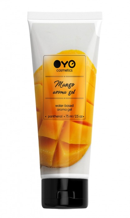 Лубрикант на водной основе OYO Aroma Gel Mango с ароматом манго - 75 мл. - OYO - купить с доставкой в Красногорске