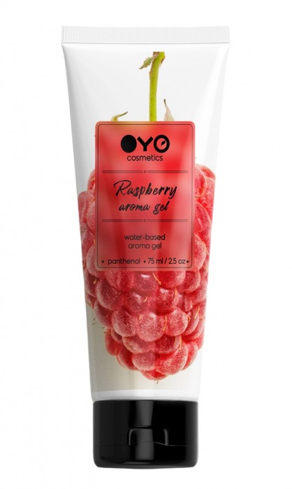 Лубрикант на водной основе OYO Aroma Gel Raspberry с ароматом малины - 75 мл. - OYO - купить с доставкой в Красногорске