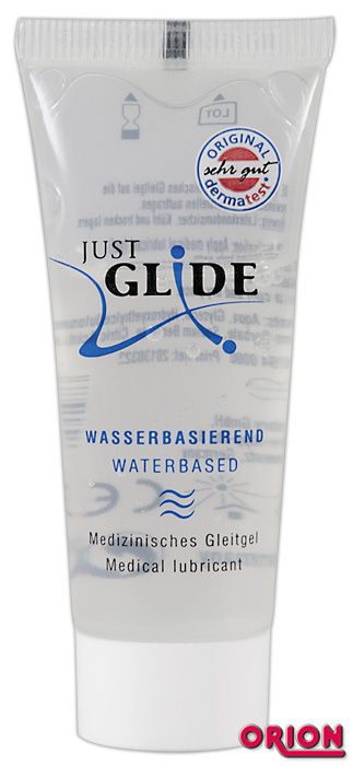 Вагинальная смазка на водной основе JUSTGLIDE - 20 мл. - Orion - купить с доставкой в Красногорске