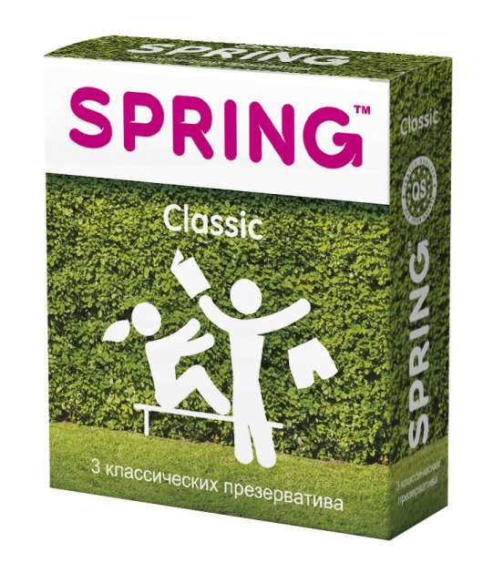 Классические презервативы SPRING CLASSIC - 3 шт. - SPRING - купить с доставкой в Красногорске