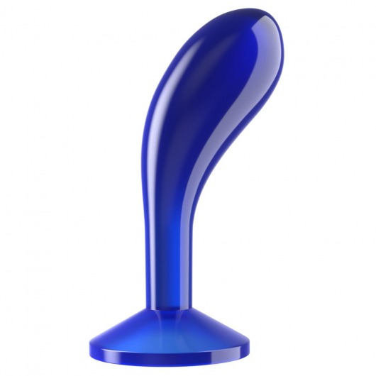 Синяя анальная втулка Flawless Clear Prostate Plug 6.0 - 15 см. - Lovetoy - в Красногорске купить с доставкой