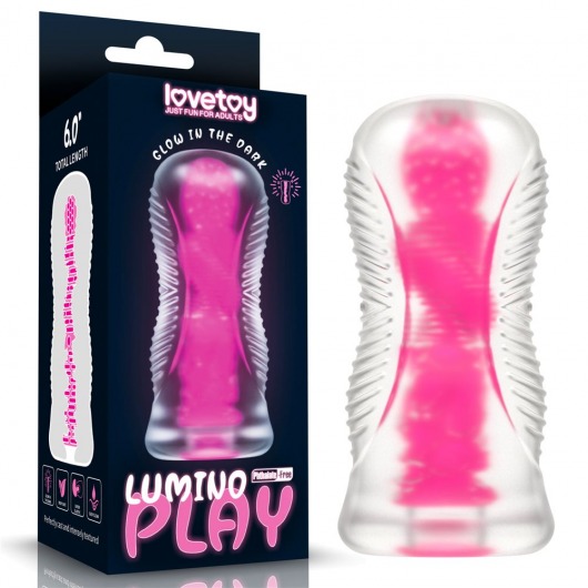 Светящийся в темноте мастурбатор 6.0 Lumino Play Masturbator - Lovetoy - в Красногорске купить с доставкой