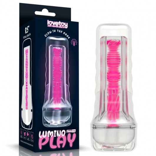 Светящийся в темноте мастурбатор 8.5 Lumino Play Masturbator - Lovetoy - в Красногорске купить с доставкой