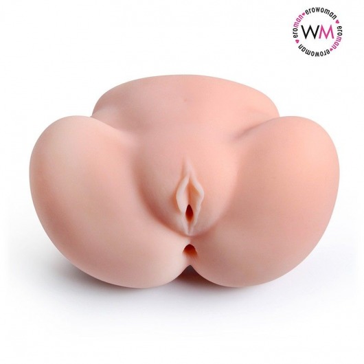 Реалистичный мастурбатор с двумя функциональными отверстиями - Erowoman-Eroman - в Красногорске купить с доставкой