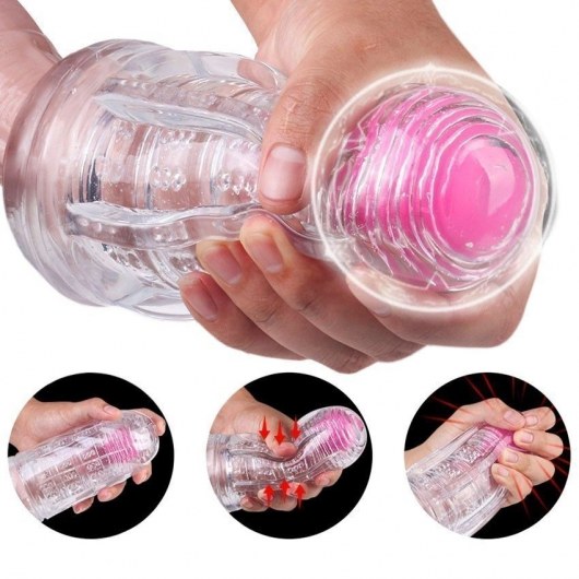 Прозрачный вибромастурбатор Space Capsule-RСT - S-HANDE - в Красногорске купить с доставкой