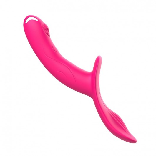 Розовый поясной вибратор с пультом ДУ - I-MOON - купить с доставкой в Красногорске