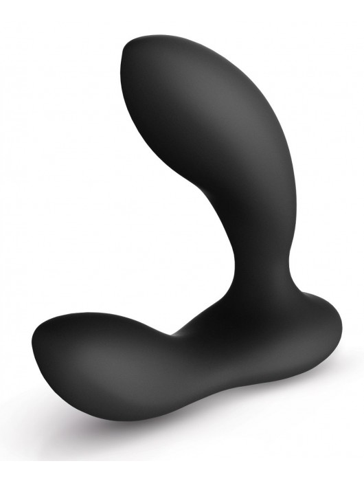 Чёрный перезаряжаемый стимулятор простаты Bruno Black - Lelo - в Красногорске купить с доставкой
