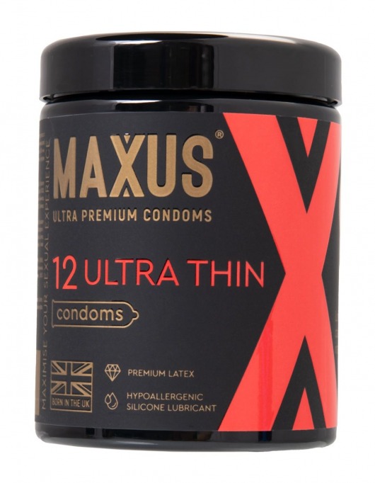 Ультратонкие презервативы MAXUS Ultra Thin - 12 шт. - Maxus - купить с доставкой в Красногорске