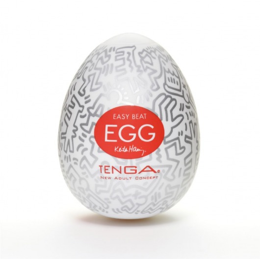 Мастурбатор-яйцо Keith Haring EGG PARTY - Tenga - в Красногорске купить с доставкой
