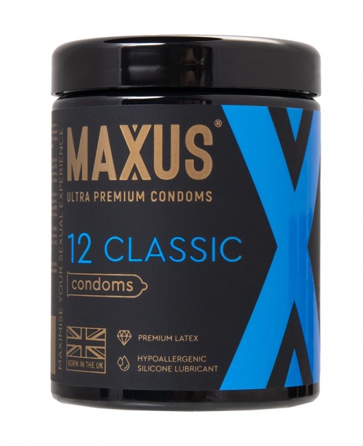 Классические презервативы MAXUS Classic - 12 шт. - Maxus - купить с доставкой в Красногорске