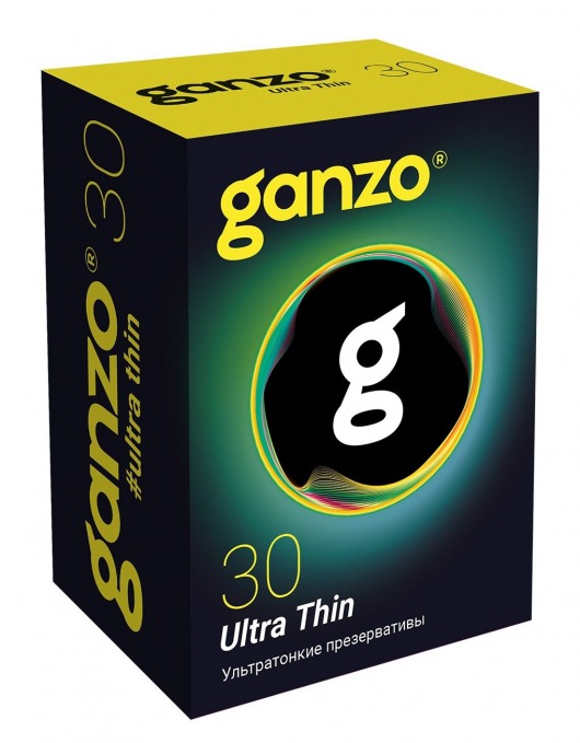 Супертонкие презервативы Ganzo Ultra thin - 30 шт. - Ganzo - купить с доставкой в Красногорске