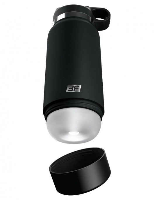 Черный мастурбатор в виде бутылки Fap Flask - Pipedream - в Красногорске купить с доставкой