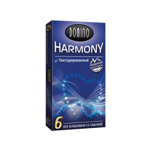 Текстурированные презервативы Domino Harmony - 6 шт. - Domino - купить с доставкой в Красногорске