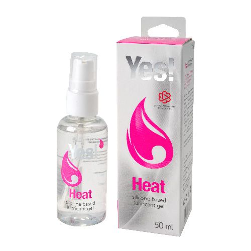 Возбуждающая силиконовая вагинальная смазка Yes Heat - 50 мл. - Sitabella - купить с доставкой в Красногорске