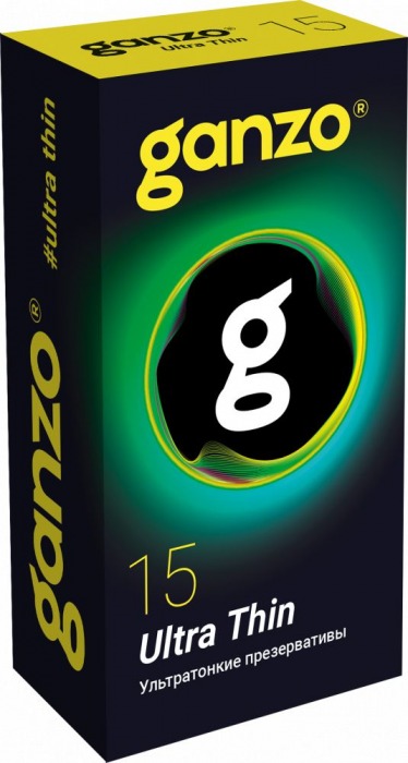 Прозрачные ультратонкие презервативы Ganzo Ultra thin - 15 шт. - Ganzo - купить с доставкой в Красногорске