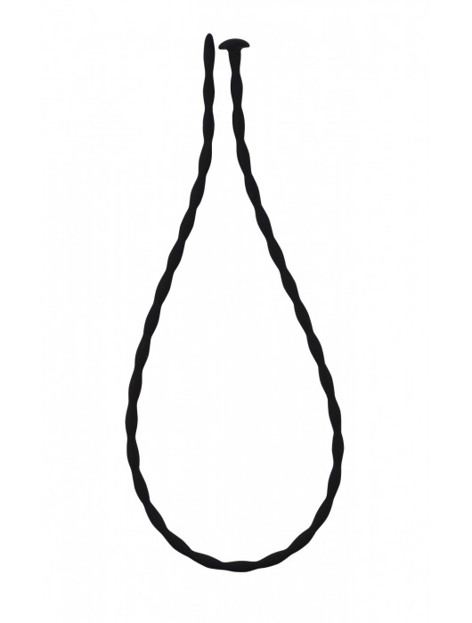 Черный уретральный массажер Glide Small - 30 см. - Lola Games - купить с доставкой в Красногорске