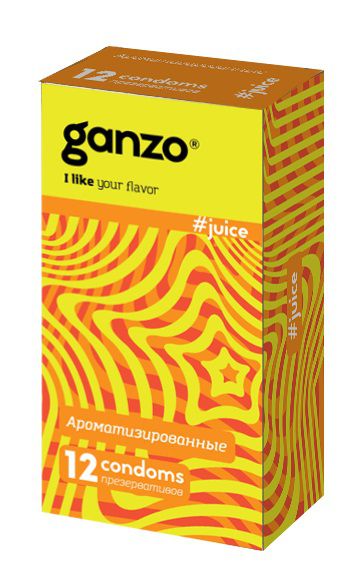 Ароматизированные презервативы Ganzo Juice - 12 шт. - Ganzo - купить с доставкой в Красногорске