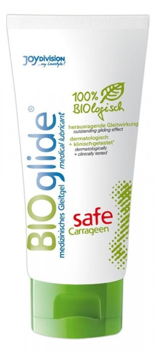 Гель-лубрикант на водной основе BIOglide safe Carrageen - 100 мл. - Joy Division - купить с доставкой в Красногорске