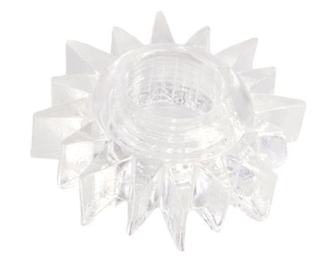 Прозрачное гелевое эрекционное кольцо-солнце - Toyfa Basic - в Красногорске купить с доставкой